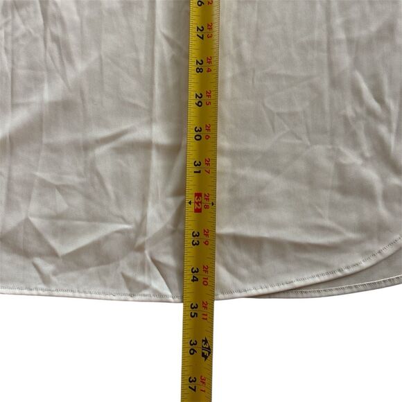 Vtg Nylon Half Slip Henson Kicknick 35” Long Side Curved Slit Women’s L - Picture 4 of 8